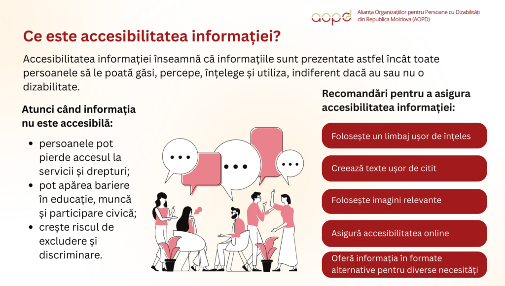 Când informația nu este accesibilă, drepturile rămân inaccesibile 