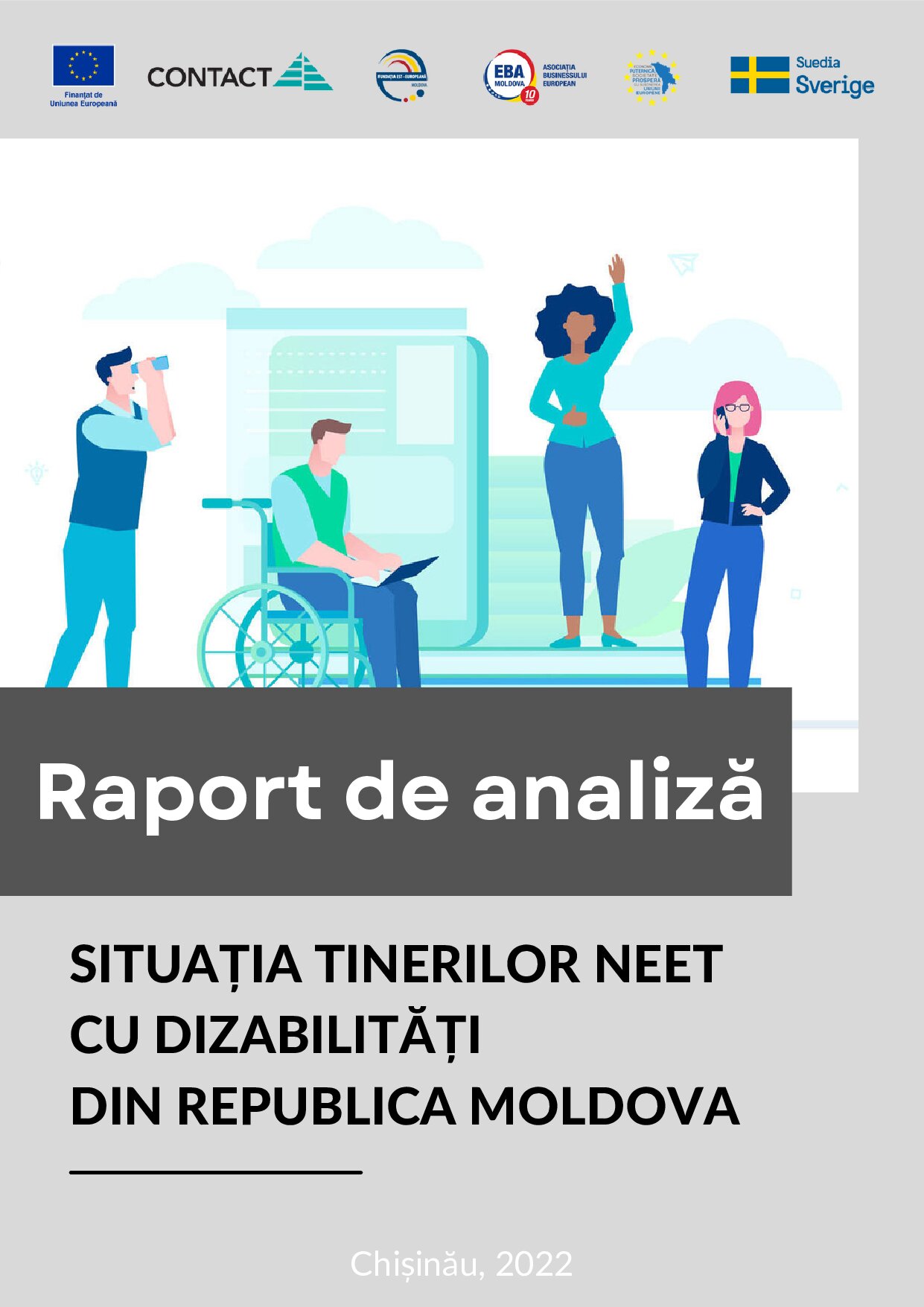 Raport de analiză. SITUAȚIA TINERILOR NEET CU DIZABILITĂȚI DIN REPUBLICA MOLDOVA