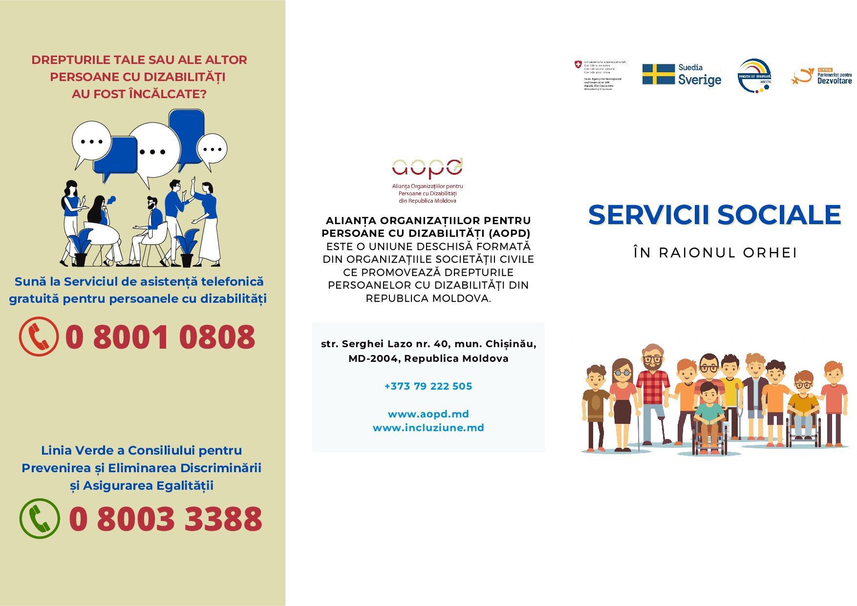 SERVICII SOCIALE ÎN R A I O NUL O RHEI